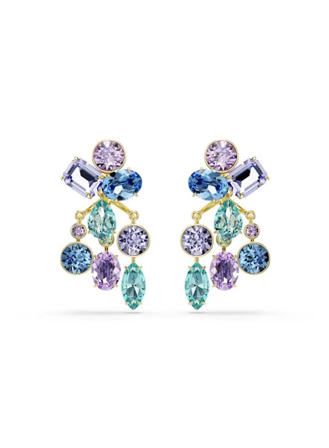 SWAROVSKI  Gema Gold Tone Plated Ear Jacket Pierced Earrings for Women | Best Price UAE